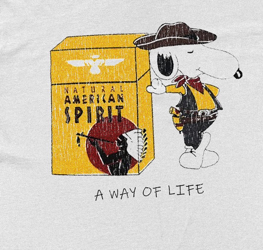 SNOOPY PROMO WHITE T-SHIRT