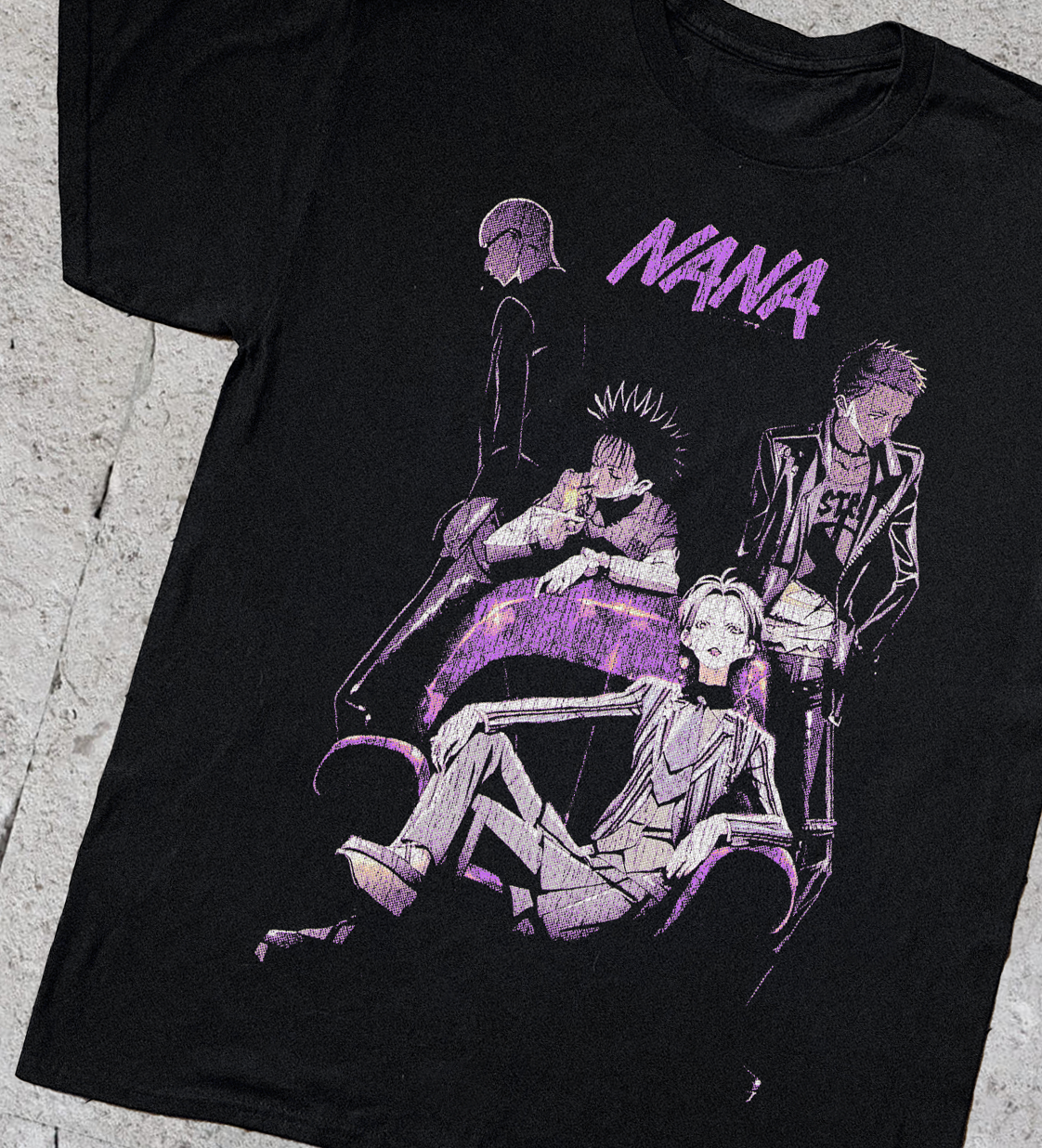 Nana Vintage Black T-Shirt