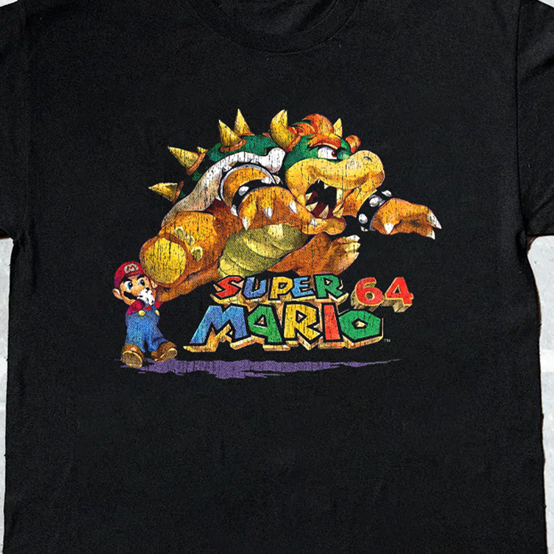 Rare Super Mario 64 Black Tee