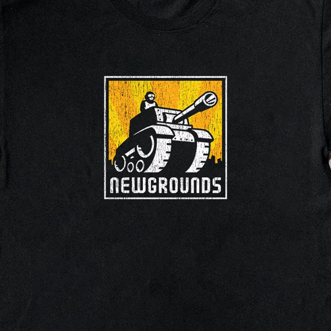Newgrounds Box Logo Black Tee