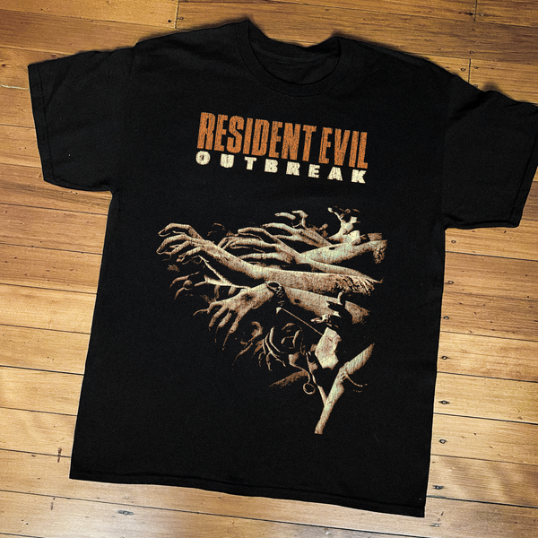 トップス 00s Resident Evil OUTBREAK T-shirt 03h586pr-