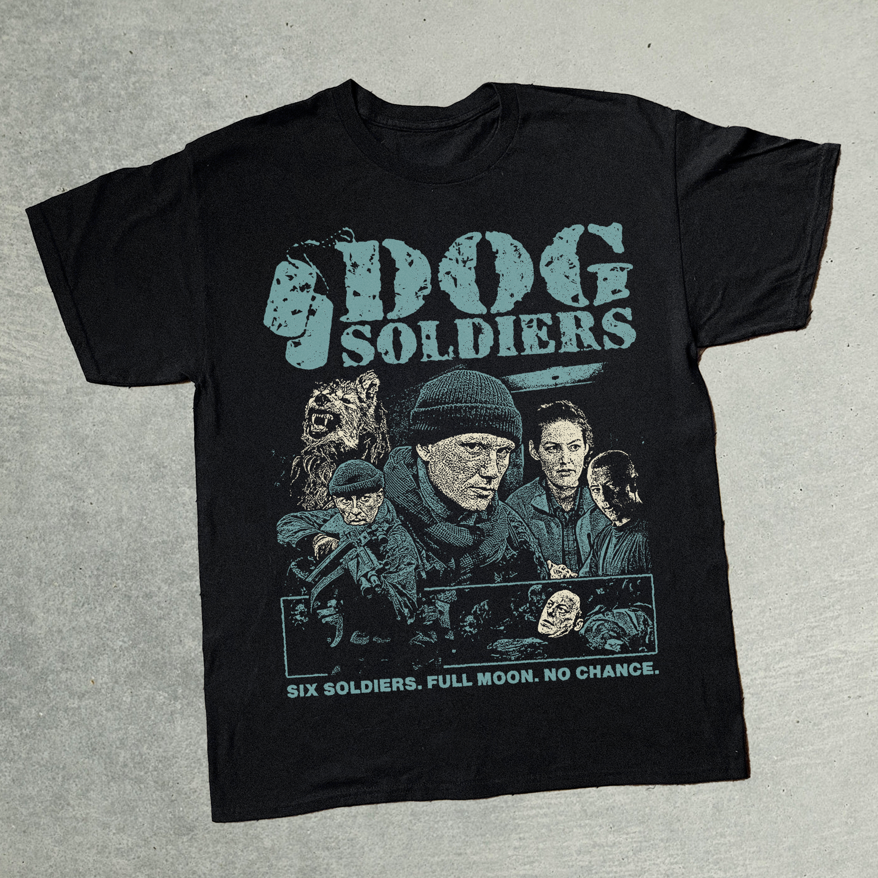 DOG SOLDIERS BLACK T-SHIRT