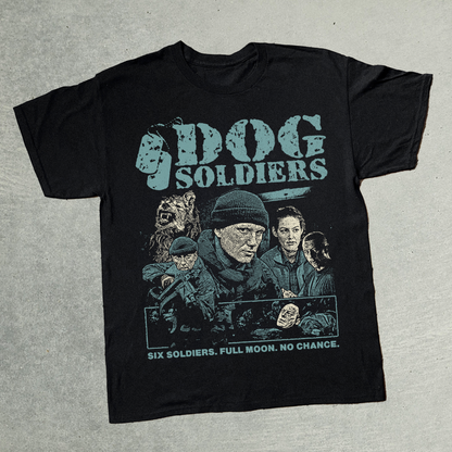 DOG SOLDIERS BLACK T-SHIRT