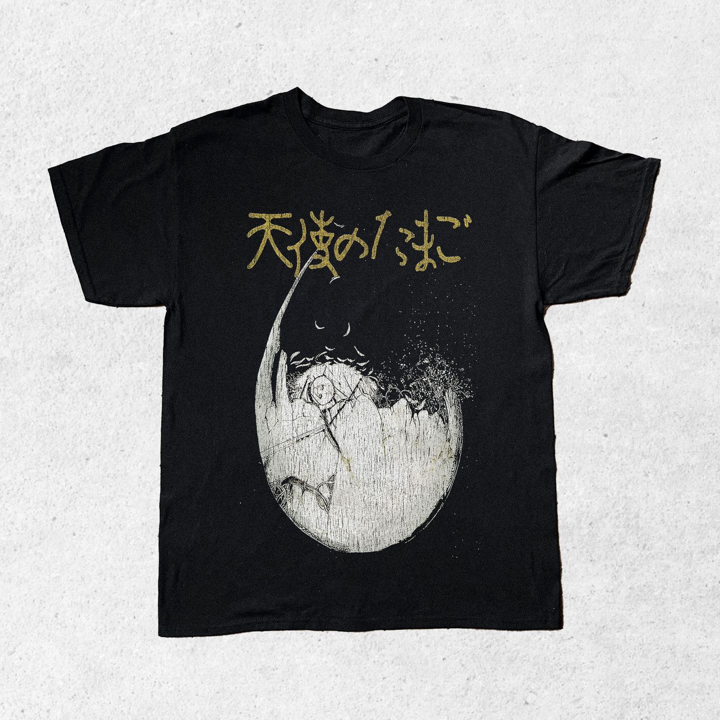 '85 ANGEL'S EGG VINTAGE BLACK T-SHIRT