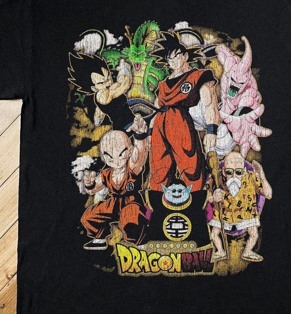 00 DRVGON BVLL Z VINTAGE BLACK T-SHIRT – Parallel