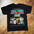 AQUA TEEN VINTAGE HUNGER FORCE TOUR BLACK T-SHIRT