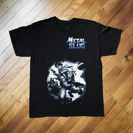 '96 METAL SLUG PS1 BLACK T-SHIRT