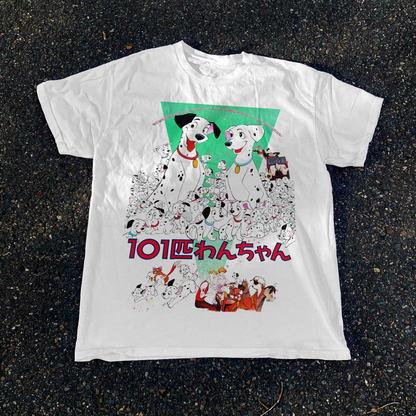 80s '101 DALMATIONS' JAPANESE PROMO WHITE T-SHIRT