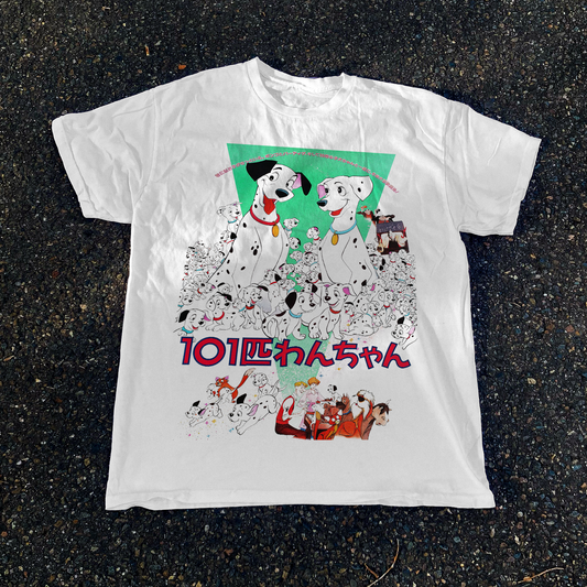 80s '101 DALMATIONS' JAPANESE PROMO WHITE T-SHIRT