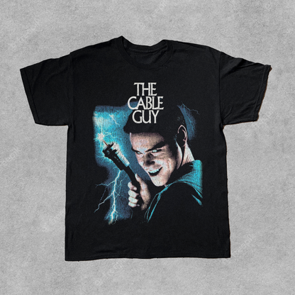 '96 CABLE GUY PROMO BLACK T-SHIRT