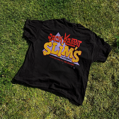 Pulp Fiction 'Jack Rabbit Slims' Diner Vintage Washed Black Tee