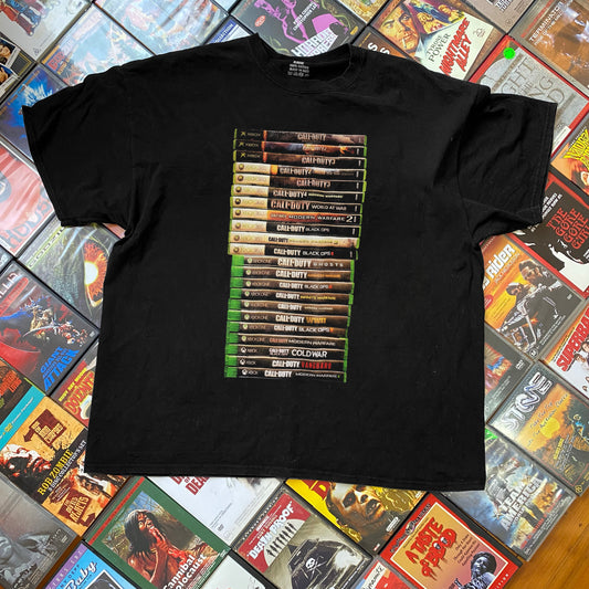 Call of Duty Game Stack Washed Black Tee