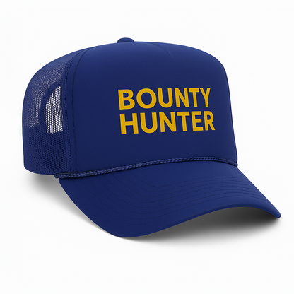 'BOUNTY HUNTER' ROYAL BLUE FOAM TRUCKER