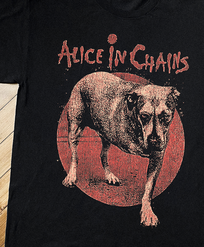 '95 ALICE IN CHAINS THREE LEGGED DOG BLACK T-SHIRT