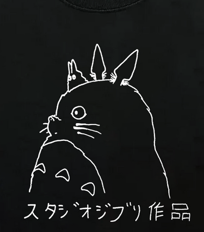 '99 My Neighbor Totoro Vintage Black T-Shirt