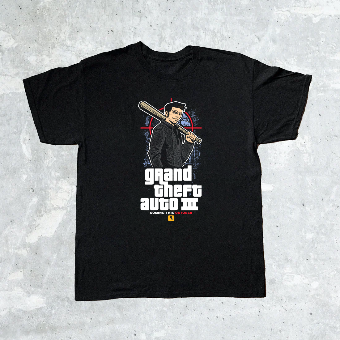 GTA 3 Promo Black Tee