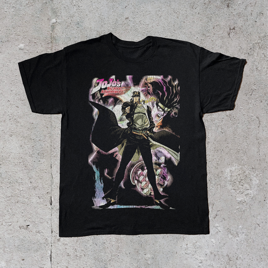 '12 JOJO’S BIZARRE ADVENTURE BLACK T-SHIRT