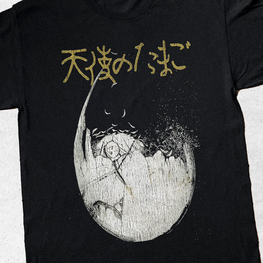 '85 ANGEL'S EGG VINTAGE BLACK T-SHIRT