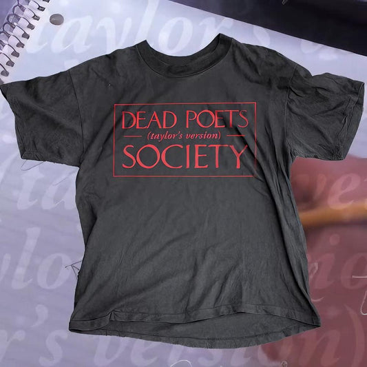 DPS - TAYLOR'S VERSION - WASHED BLACK T-SHIRT