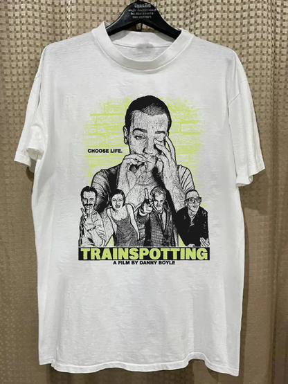Trainspotting Vintage White T-Shirt