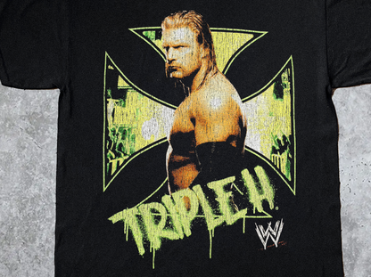 VINTAGE TRIPLE H BLACK T-SHIRT