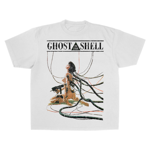 GHOST IN THE SHELL Tシャツ ホワイト Lサイズ SAINT Mxxxxxx - Ghost In The Shell Tee White – Anrosa Store