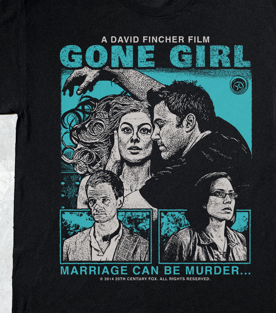 GONE GIRL BLACK T-SHIRT