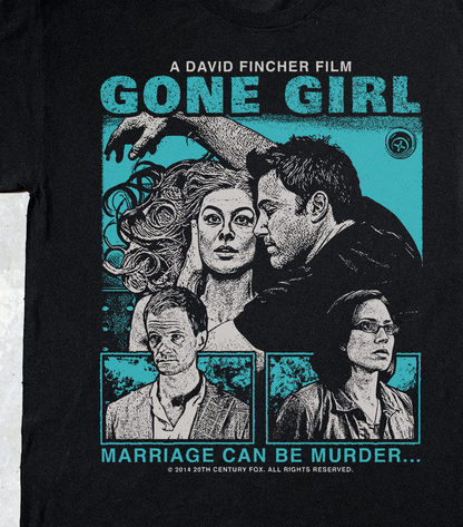 GONE GIRL BLACK T-SHIRT