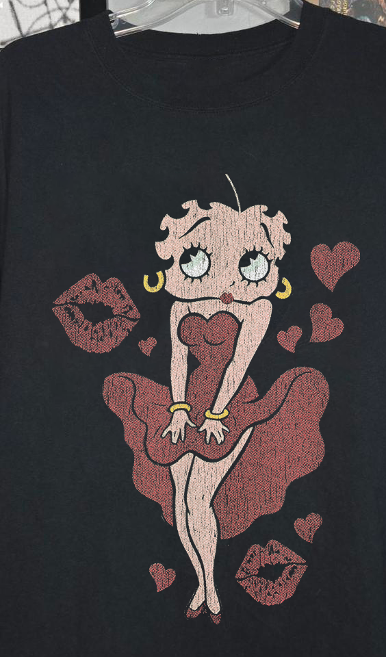 90'S BETTY BOOP VINTAGE BLACK T-SHIRT