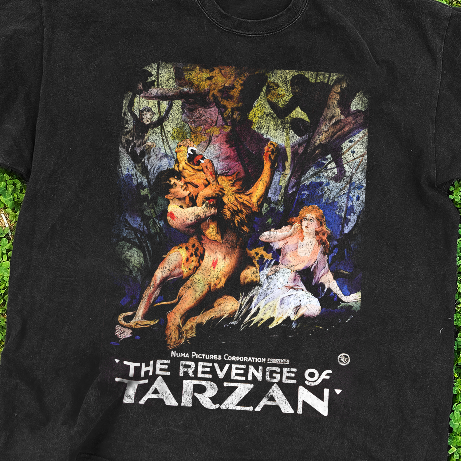 'JASON AND THE ARGONAUTS' VINTAGE WASHED BLACK TEE