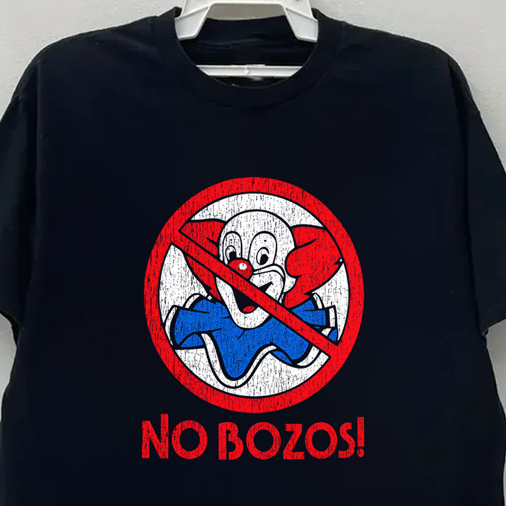 '83 No Bozos Vintage Black T-Shirt