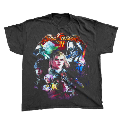 SOUL CALIBUR IV 2008 PROMO BLACK T-SHIRT