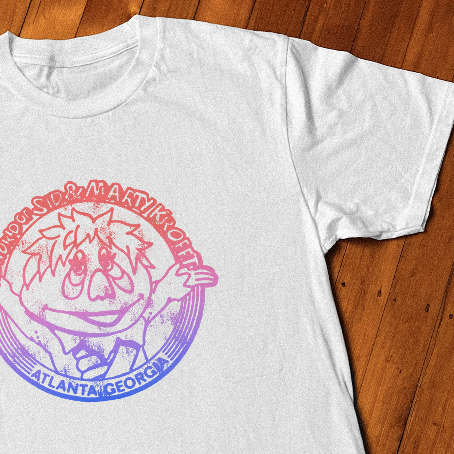 ATLANTA 'SID AND MARTY' OMNI COLOSEUM RETRO WHITE T-SHIRT