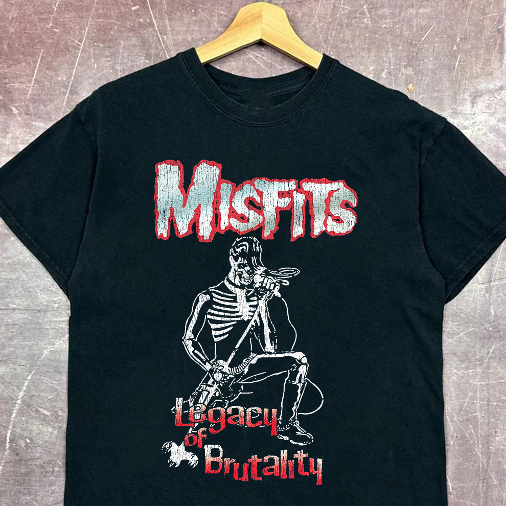 Misfits Legacy Of Brutality Vintage Black T-Shirt
