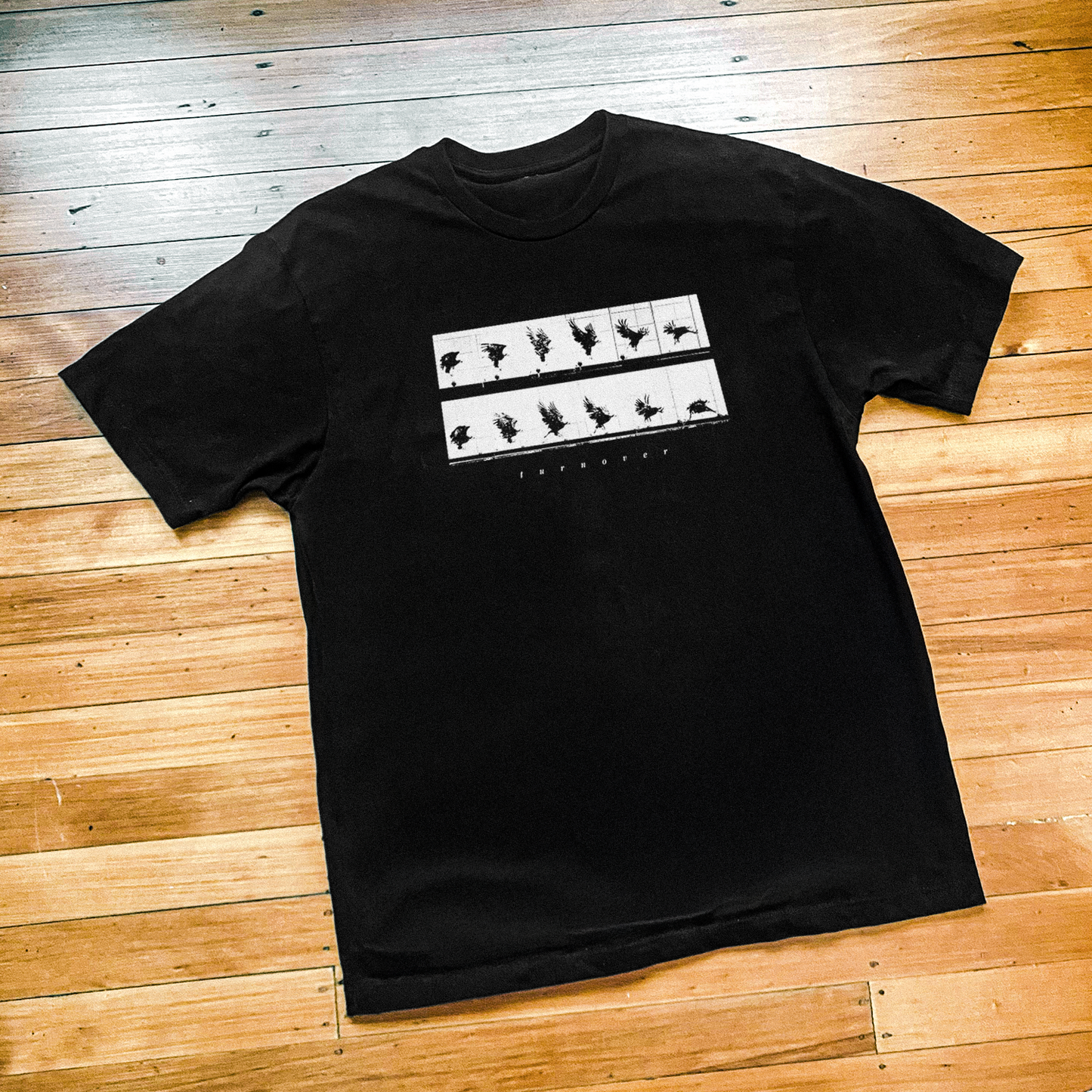 90s Turnover 'Eagle Flight' Vintage Washed Black Tee