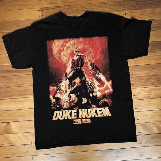 '96 DUKE NUKEM 3D PS1 BLACK T-SHIRT