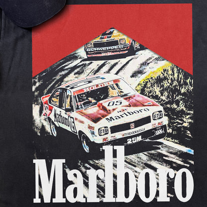 Rally Racing Vintage Black T-Shirt