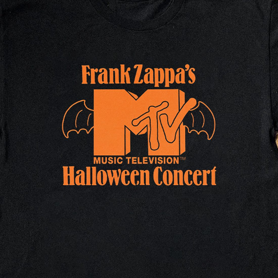 Frank Zappa's MTV Halloween Concert Black Tee