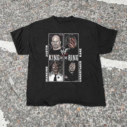 WWF King Of The Ring '98 Black Tee