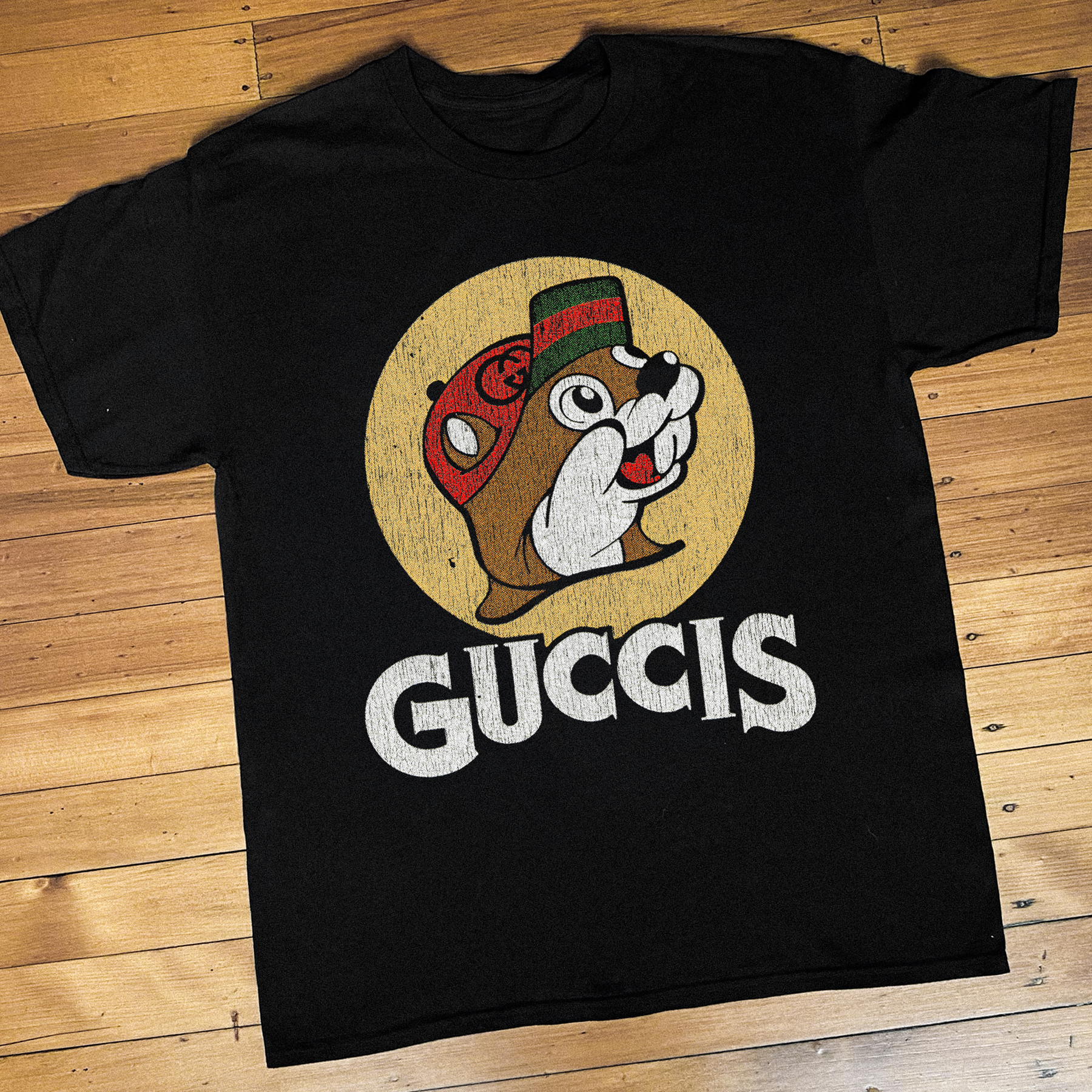 BUCKEES PARODY VINTAGE BLACK T-SHIRT