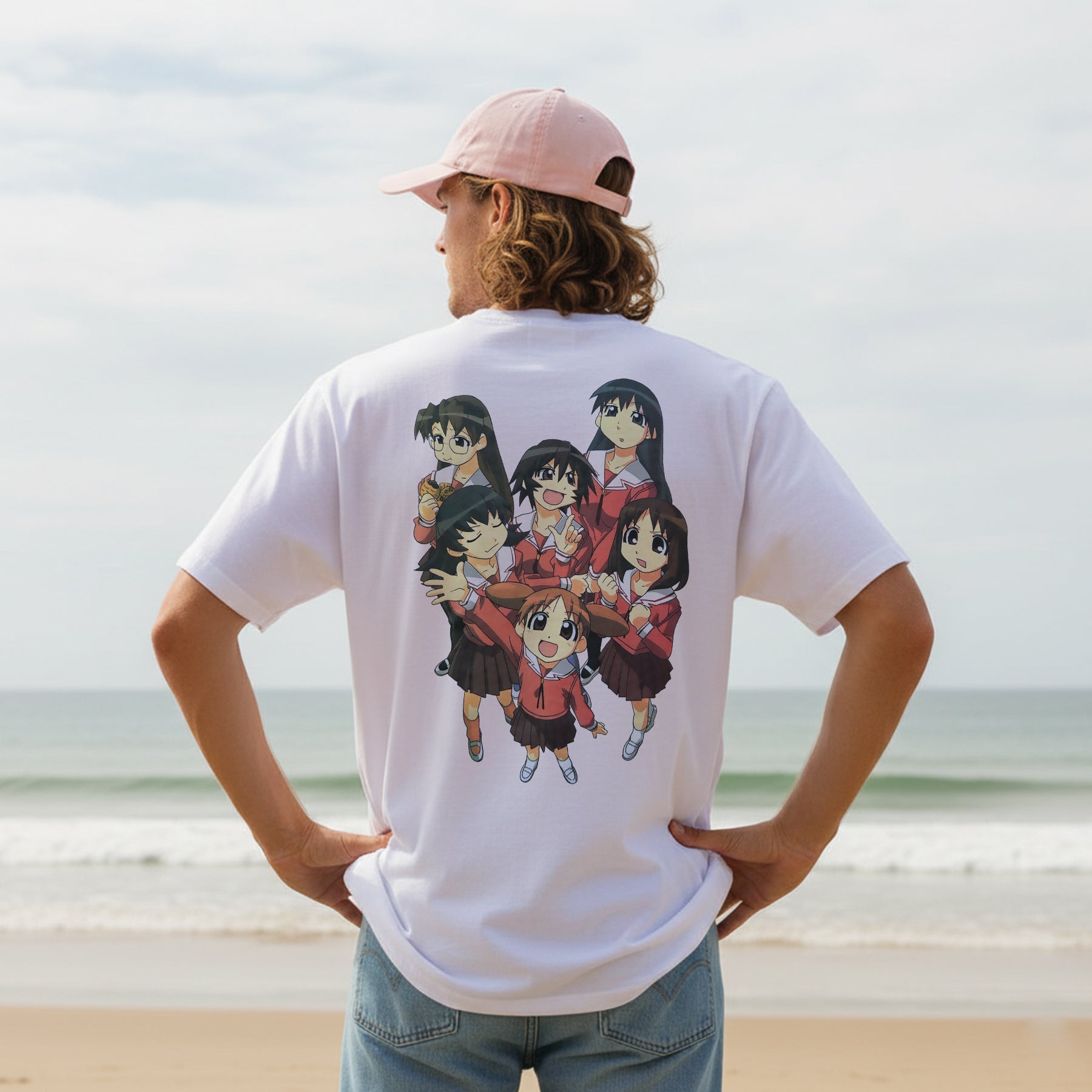 Azumanga Daioh 2000s Chiyo Kagura Washed White T-Shirt – Parallel