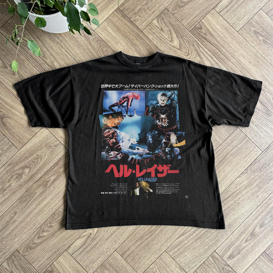 '87 Japanese 'Hellraiser' Promo Print Vintage Black Tee