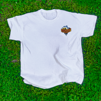 CEDAR POINT 'MEAN STREAK' RETRO WHITE T-SHIRT