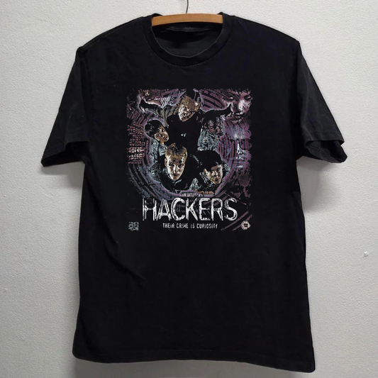 '95 HACKERS VINTAGE BLACK T-SHIRT