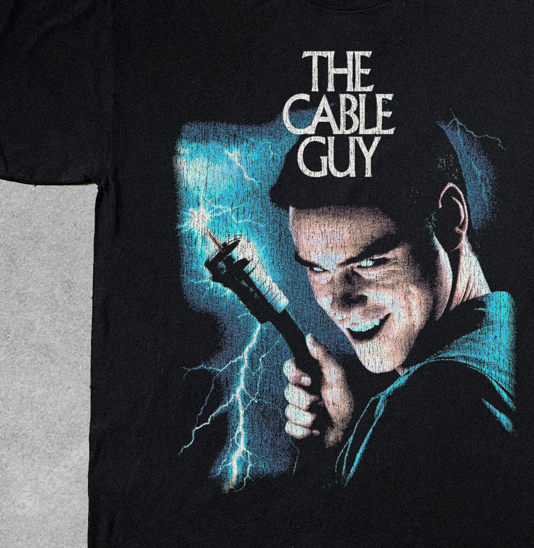 '96 CABLE GUY PROMO BLACK T-SHIRT