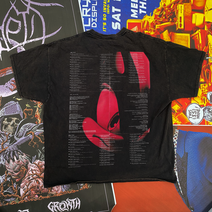 'SHADOW THE HEDGEHOG' (2005) SOUNDTRACK WASHED BLACK T-SHIRT