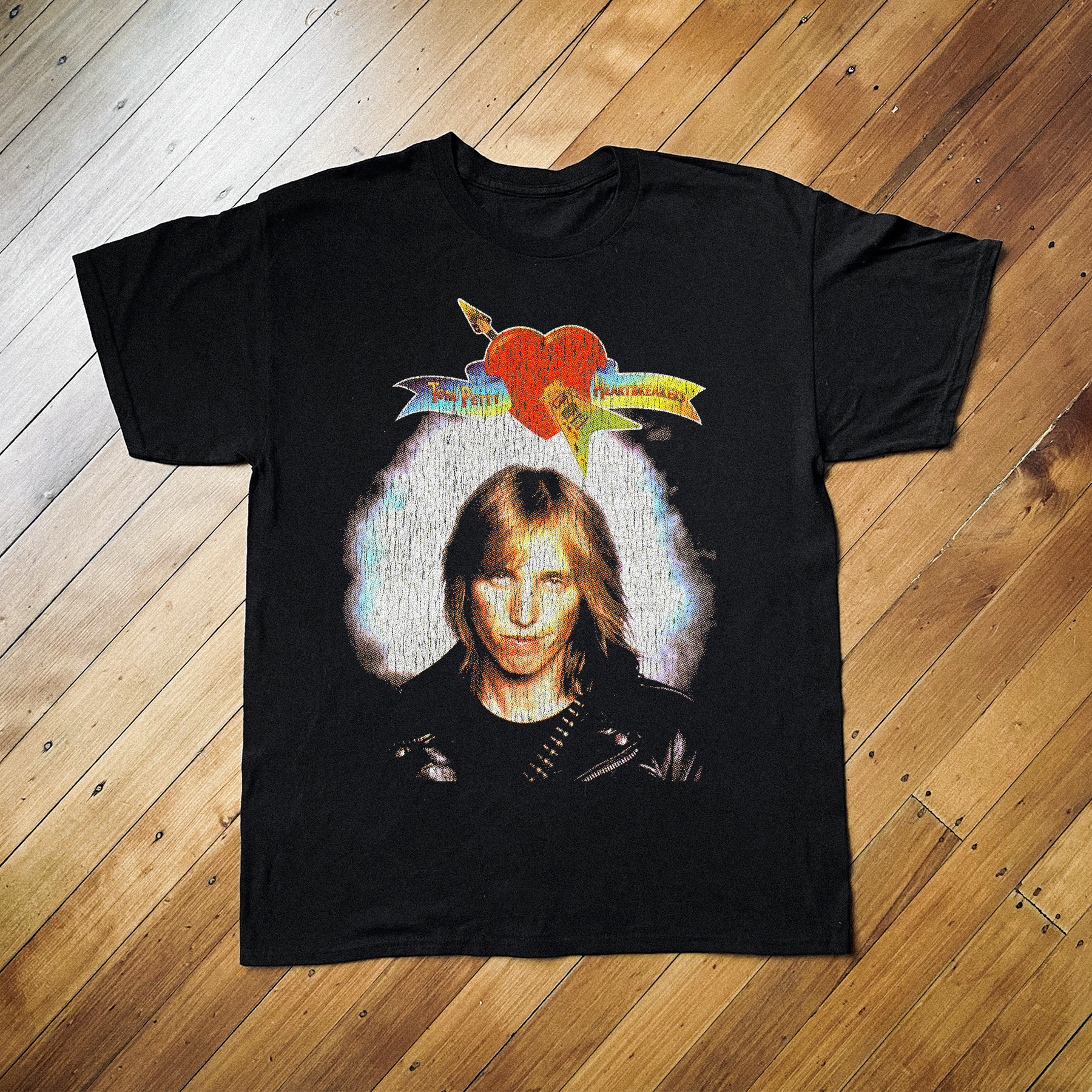 VINTAGE TOM PETTY & THE HEARTBREAKERS BLACK T-SHIRT