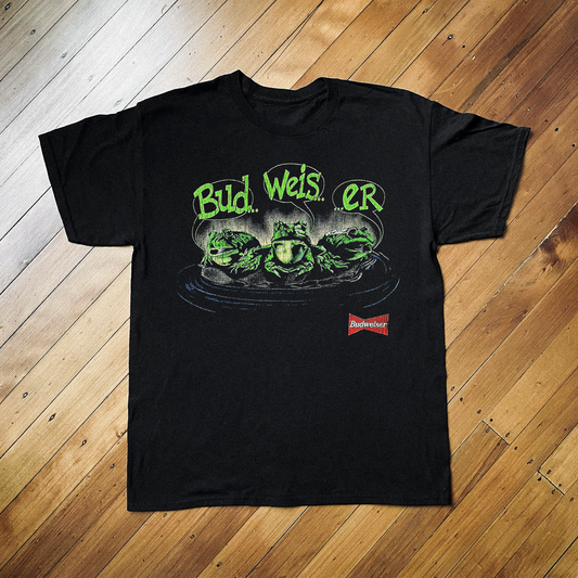 VINTAGE BUDWEISER BLACK T-SHIRT