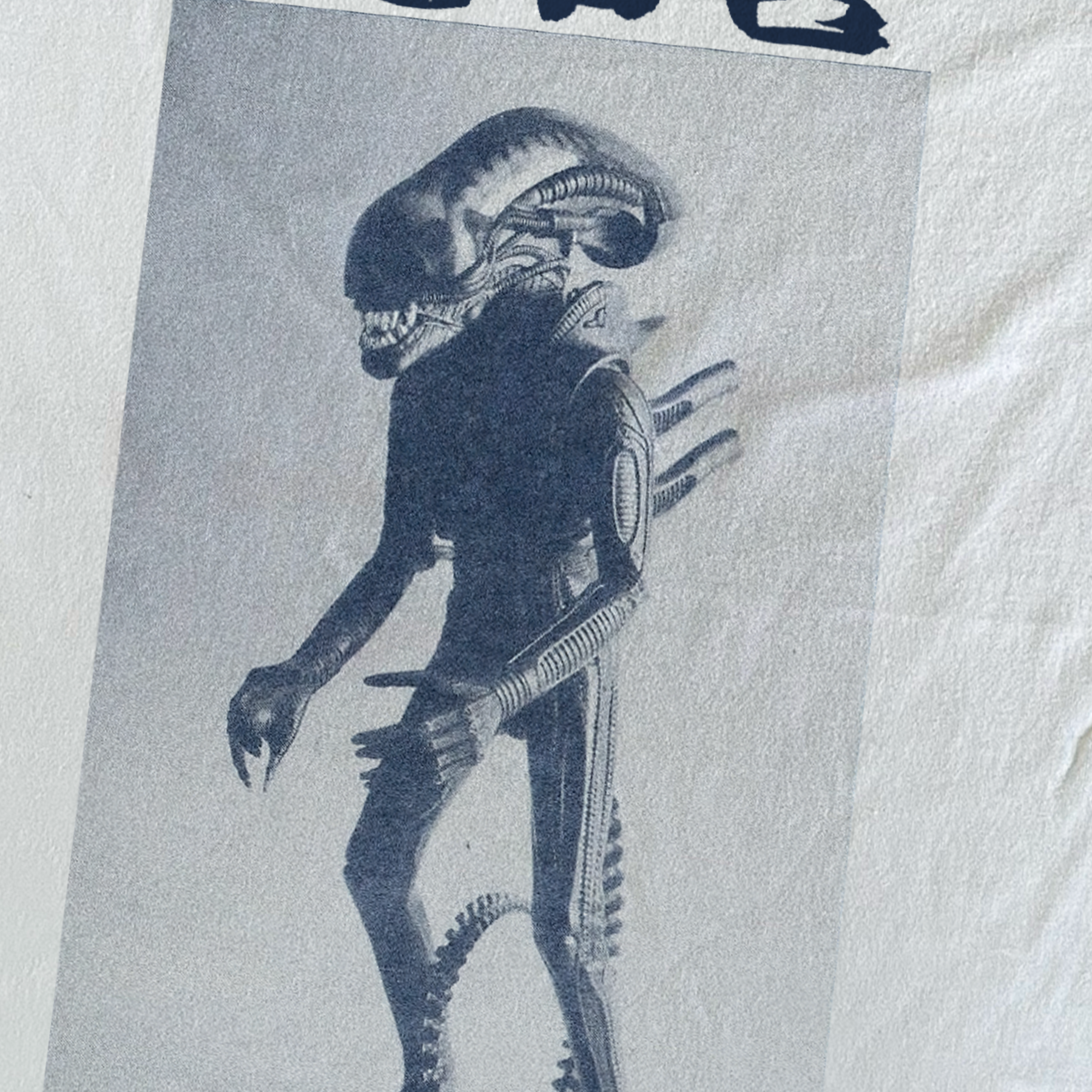 JAPANESE ALIEN 'XENOMORPH' PROMO WHITE T-SHIRT
