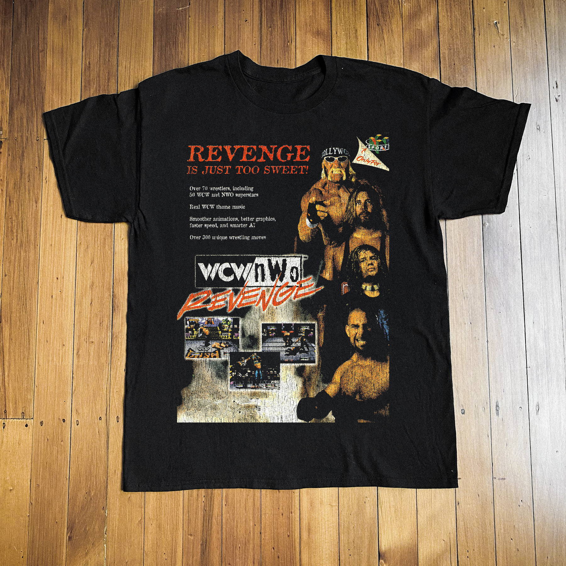 WCW/NWO REVENGE VINTAGE BLACK T-SHIRT